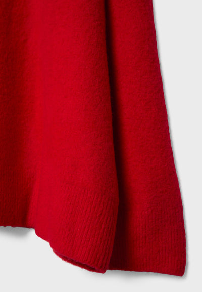 SABINA™ | Roter klassischer Pullover