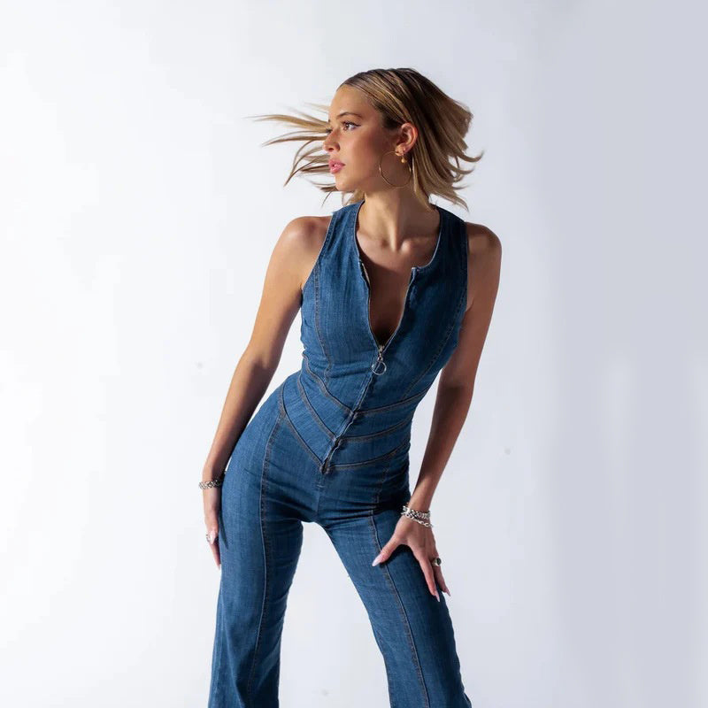 MONICA™ | Denim Jumpsuit