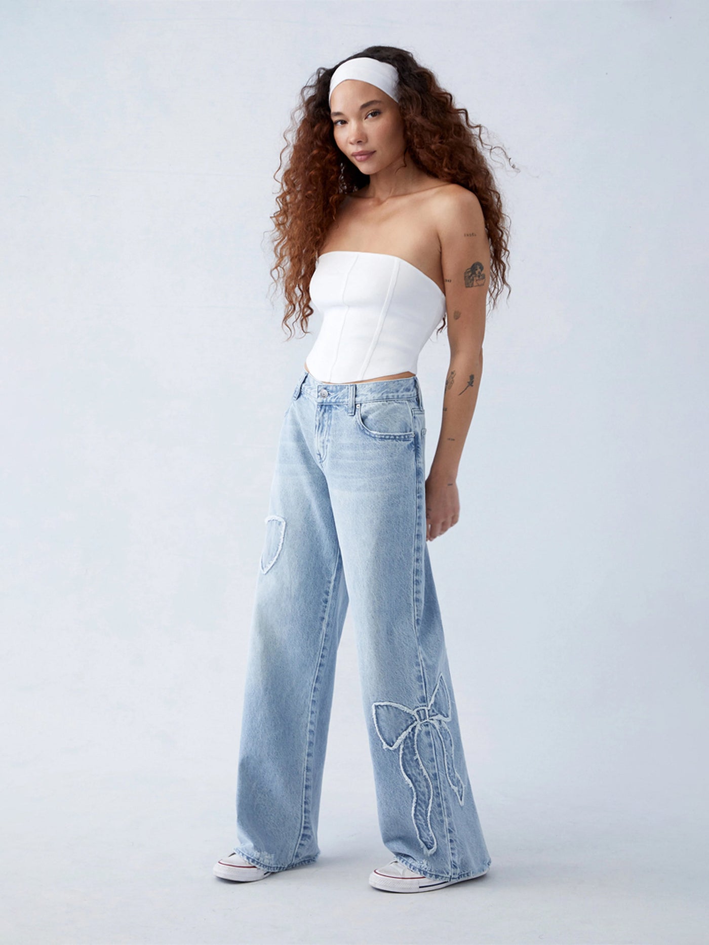 ELEGANTBY | BAGGY BOW PANTS