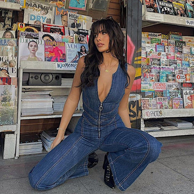 MONICA™ | Denim Jumpsuit