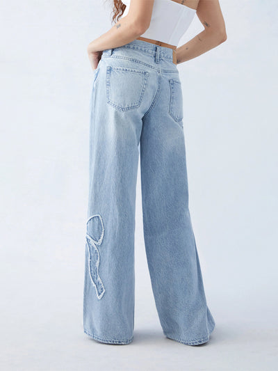 ELEGANTBY | BAGGY BOW PANTS