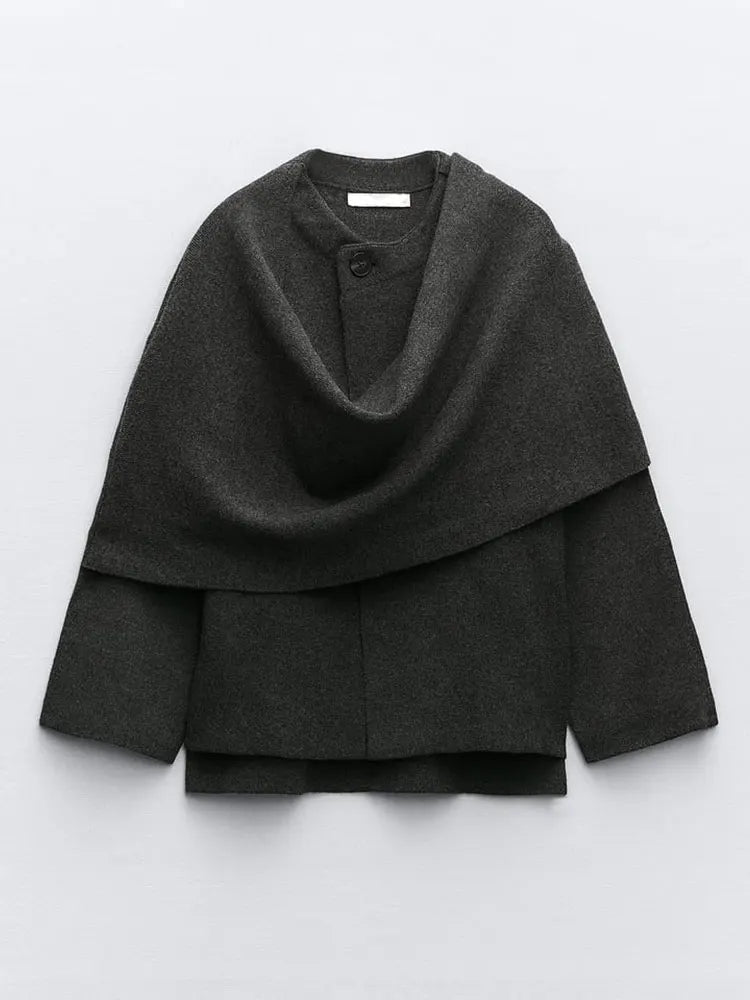 MACE™ | Eleganter Scarf Coat