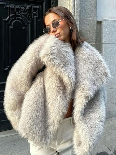 MACY™ | Faux Fur Coat