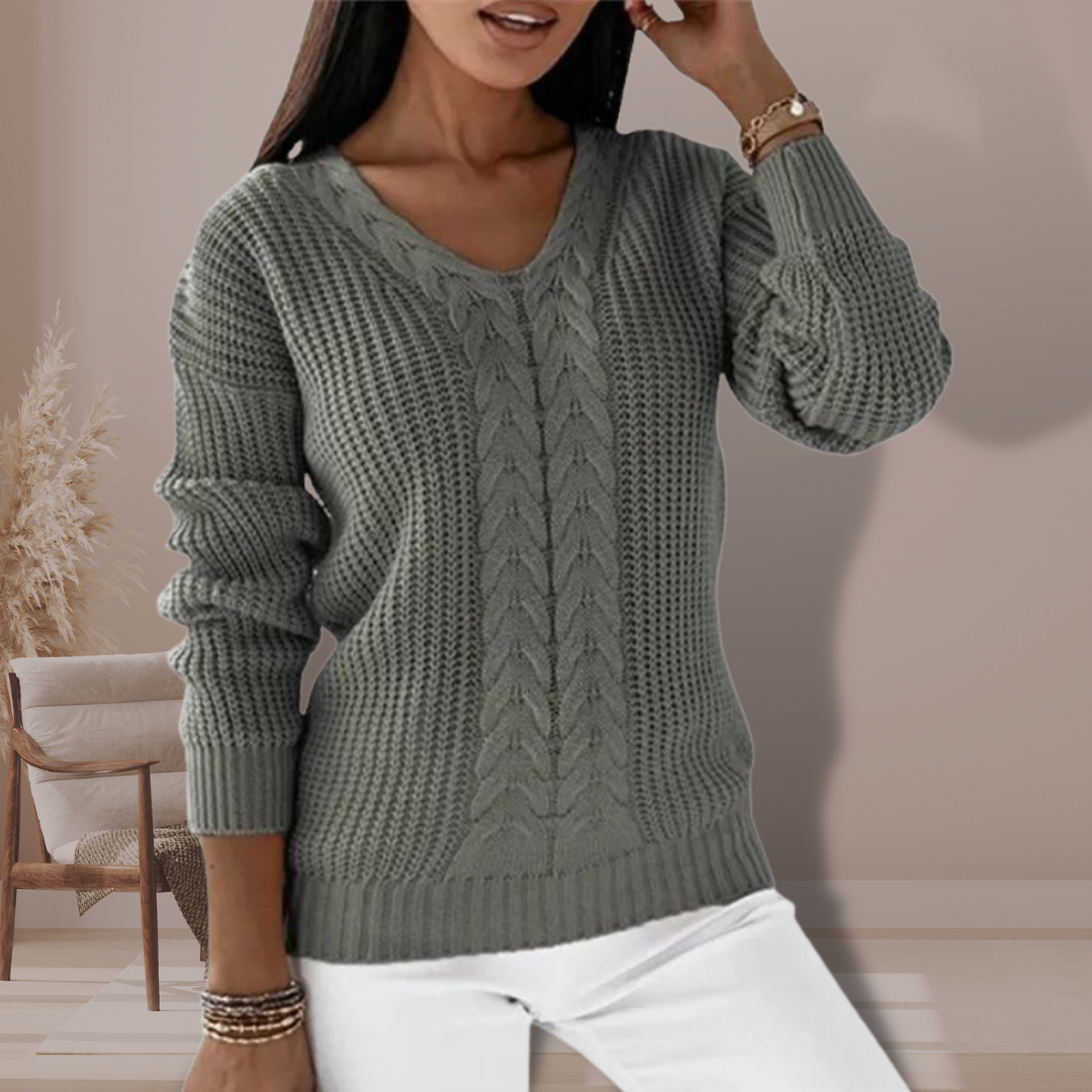 JENN™ | Warm knitted sweater