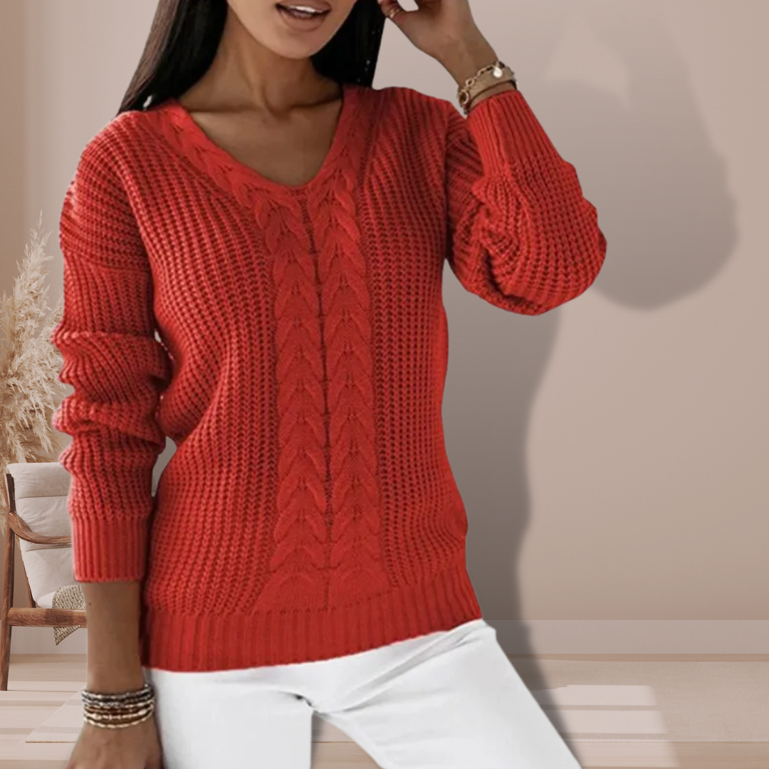 JENN™ | Warm knitted sweater