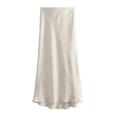 HANNAH™ | Satin Maxi Skirt