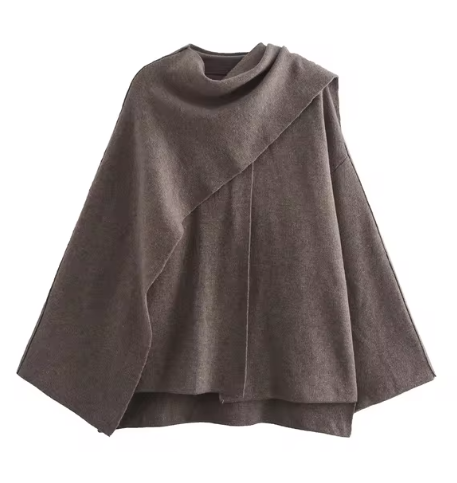 MACE™ | Elegant scarf coat