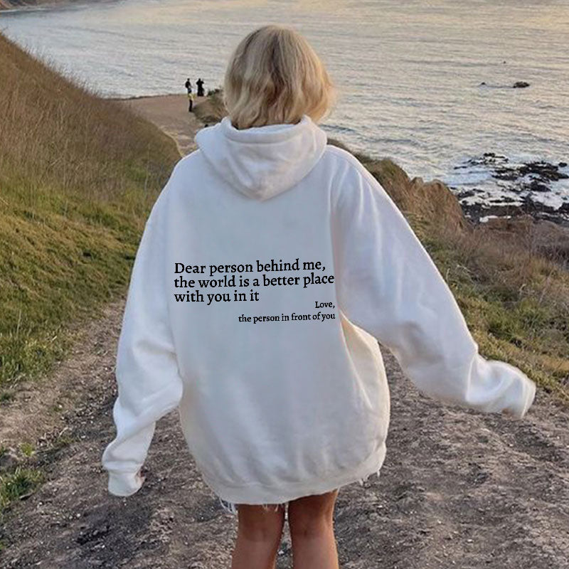 ELEGANTBY | DEAR PERSON BEHIND ME HOODIE