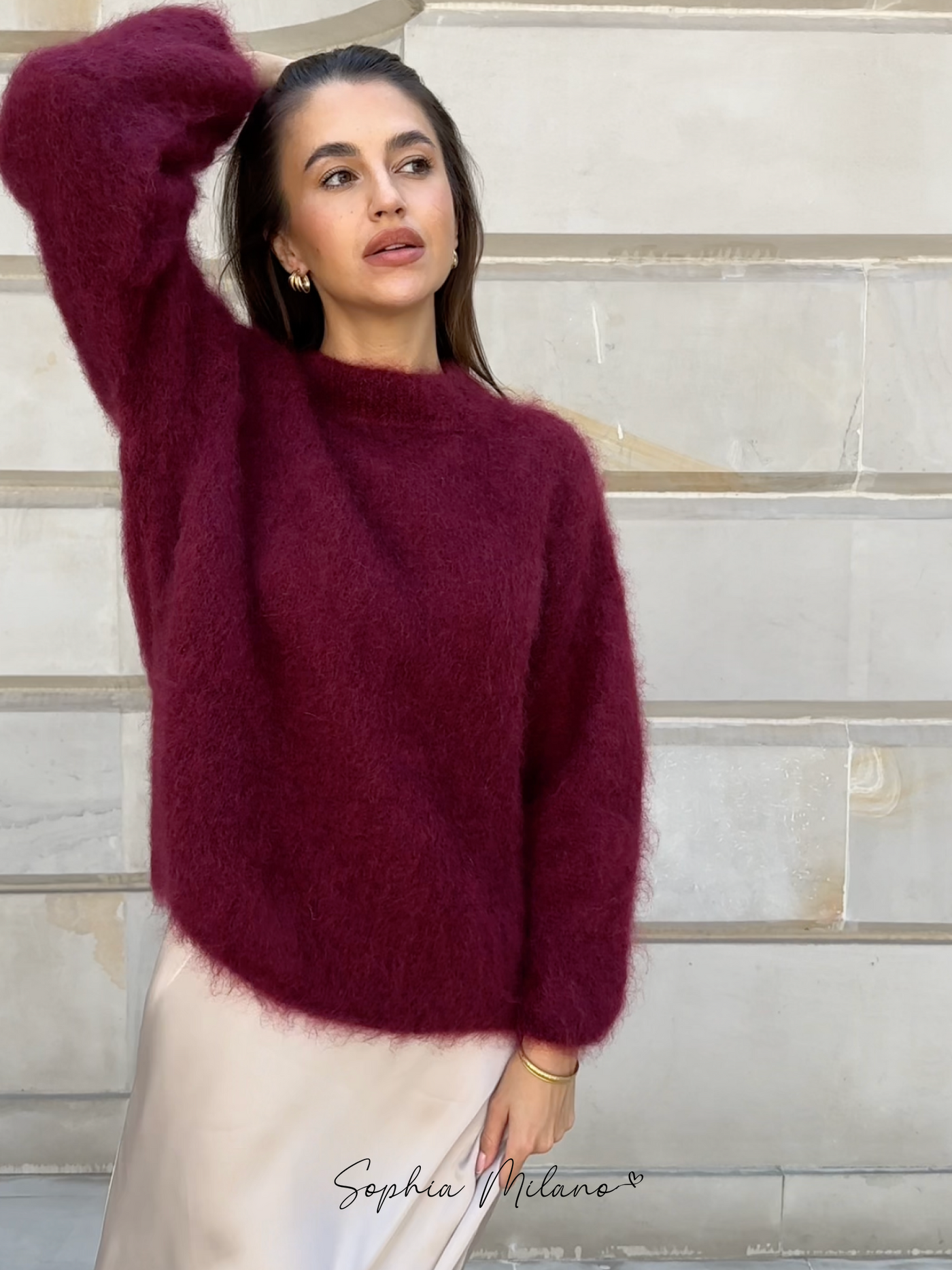 SOPHIA™| Mohair Crewneck