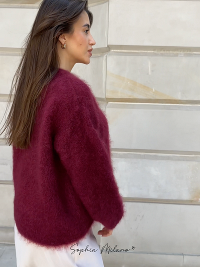 SOPHIE™| Col rond en mohair