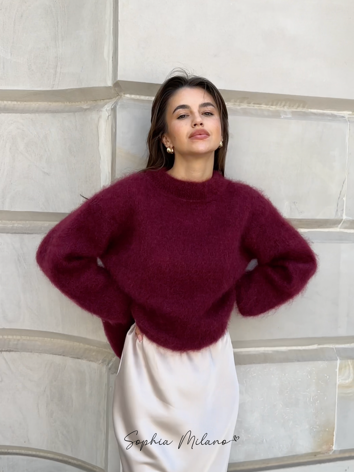 SOPHIA™| Mohair Crewneck