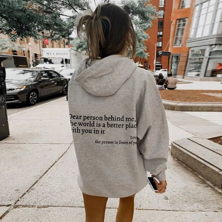 ELEGANTBY | DEAR PERSON BEHIND ME HOODIE