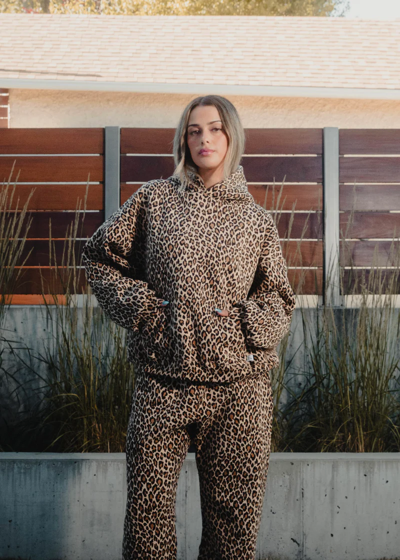 ELEGANTBY | CHEETAH HOODIE