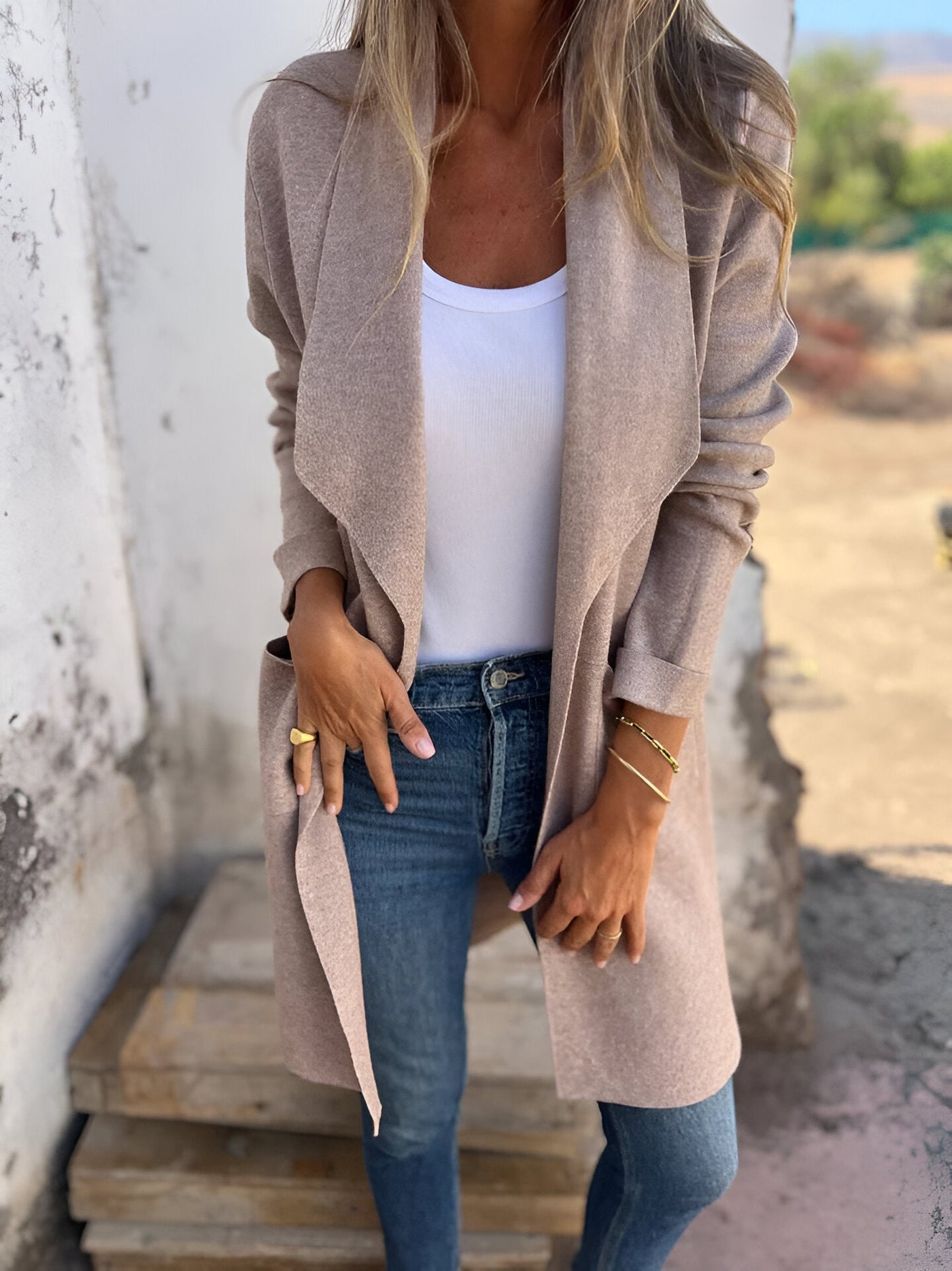 LILAH™ | Stylish lapel cardigan