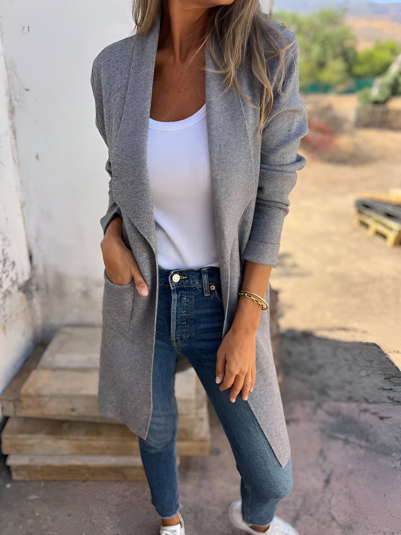 LILAH™ | Stylish lapel cardigan