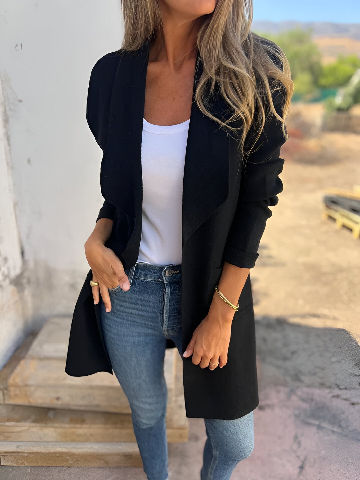 LILAH™ | Stylish lapel cardigan