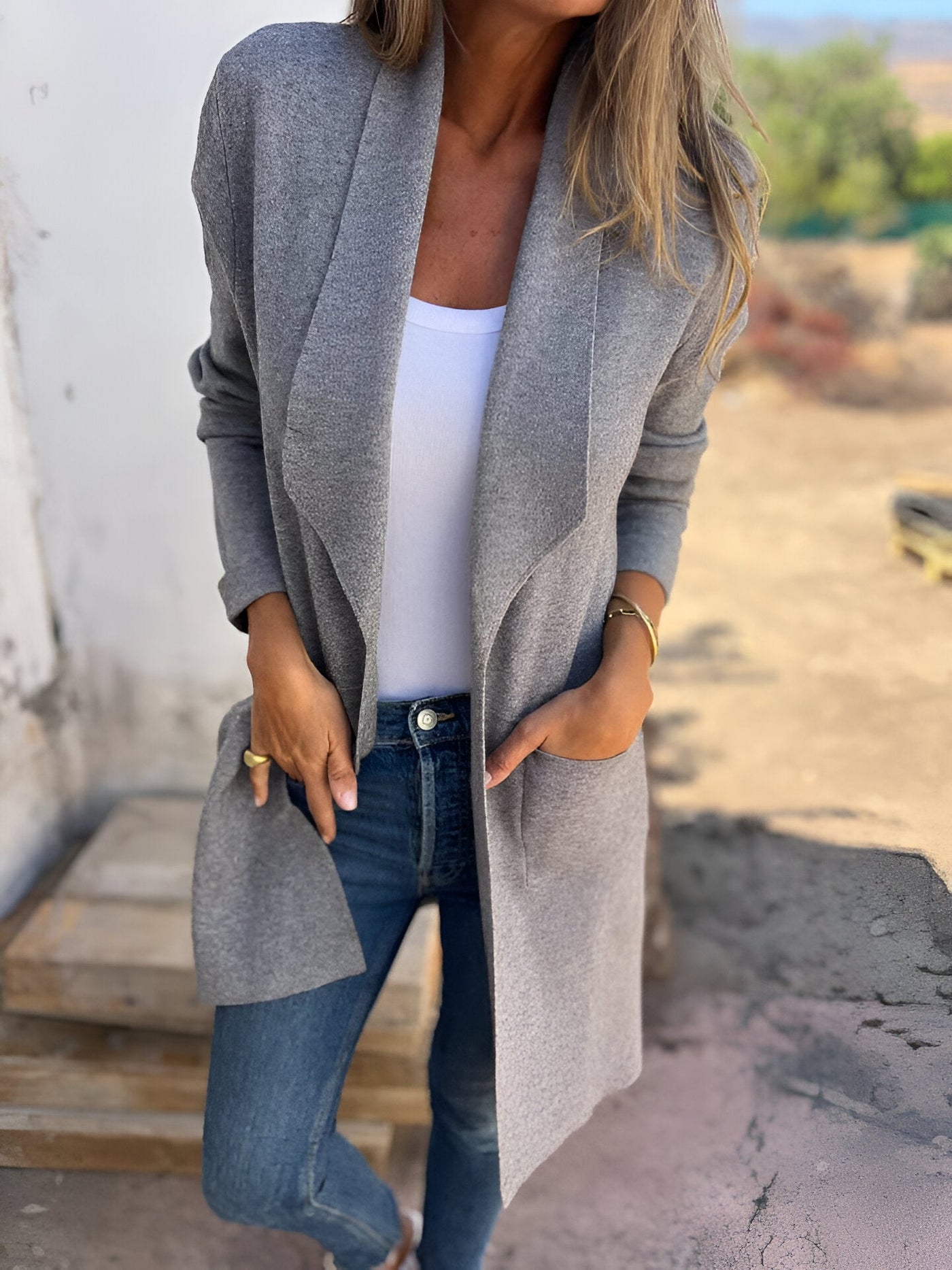 LILAH™ | Stylish lapel cardigan