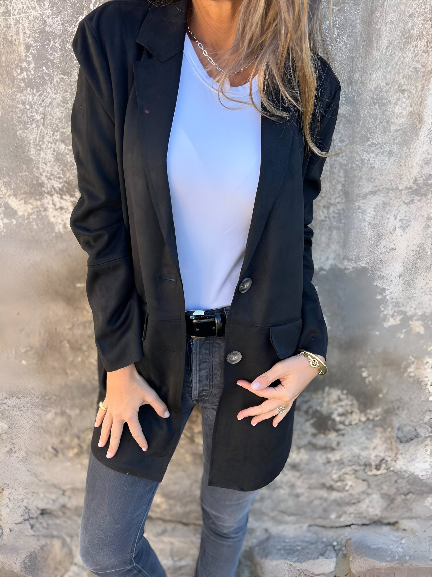 MARIA™ | Veste classique à revers moyens