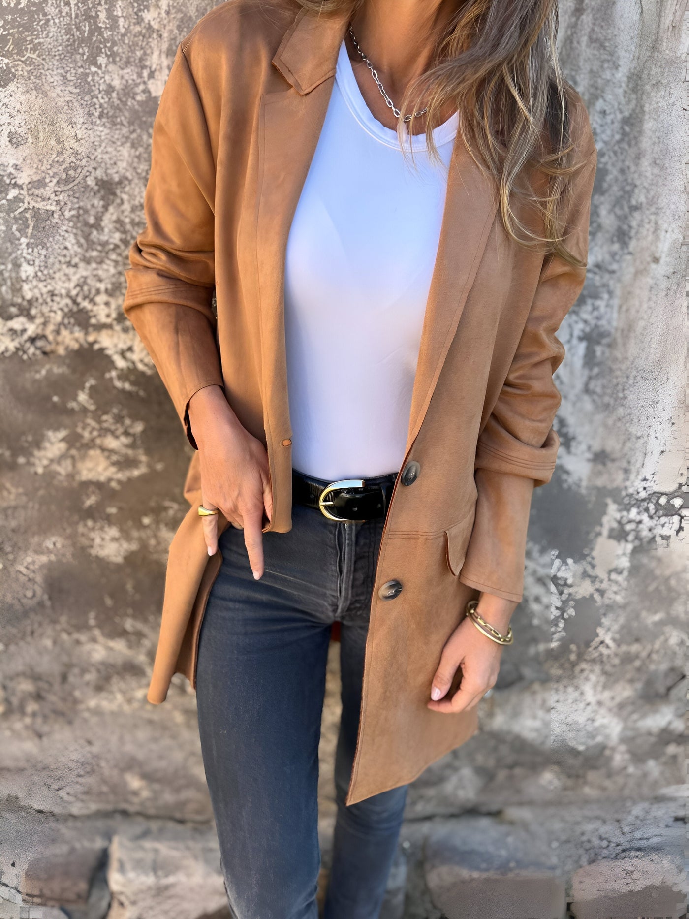 MARIA™ | Klassische Jacke mit mittellangem Revers