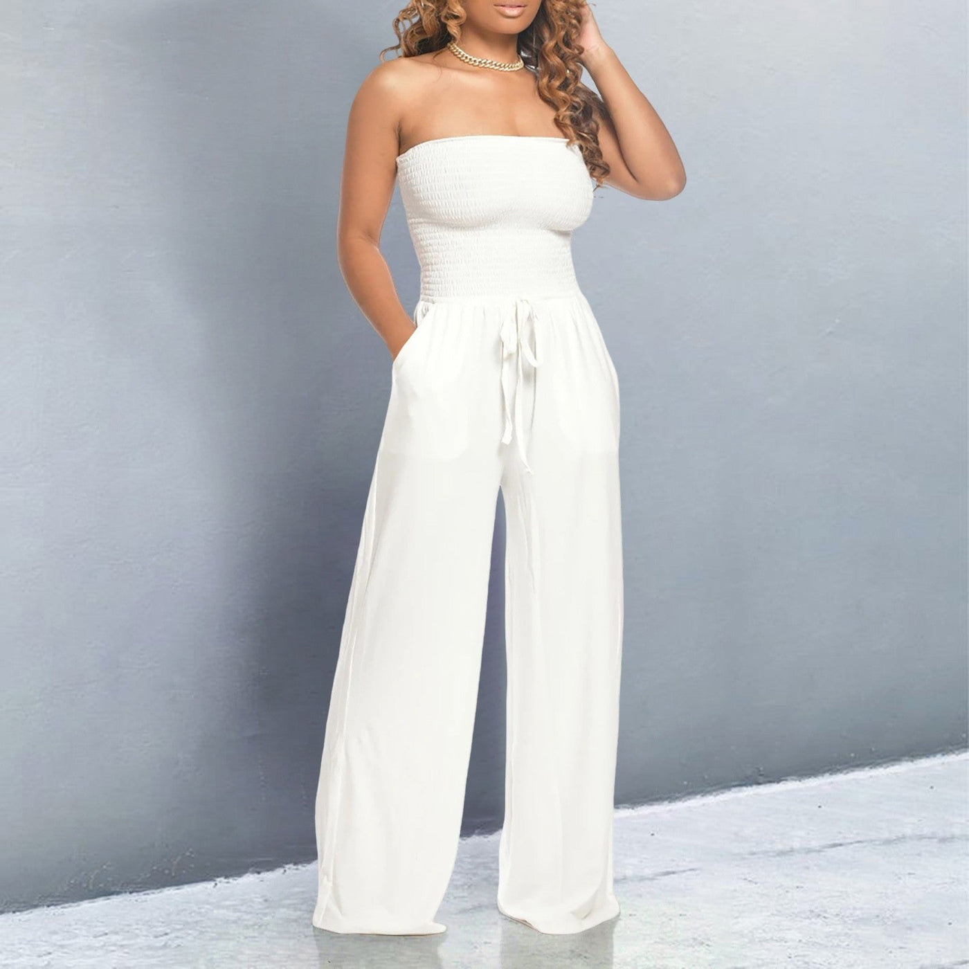 INGRID™ | Trendiger Off-Shoulder Jumpsuit